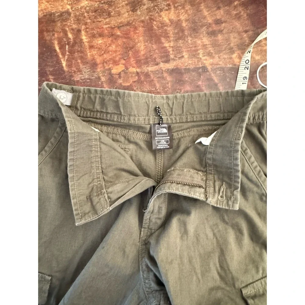 The North Face Boys' Large (14/16) Olive Green Utility Cargo Pants‎ Outdoor